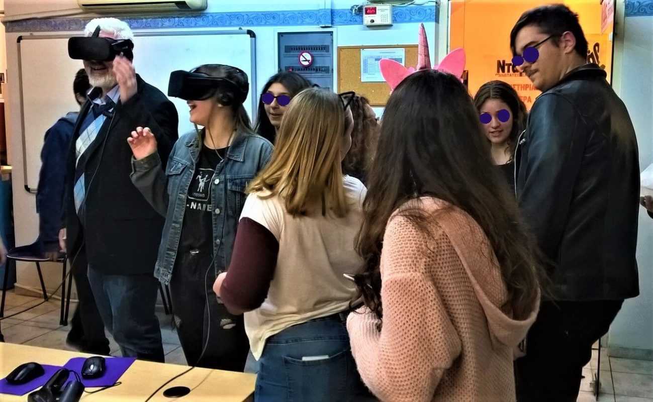 virtual reality πάρτυ