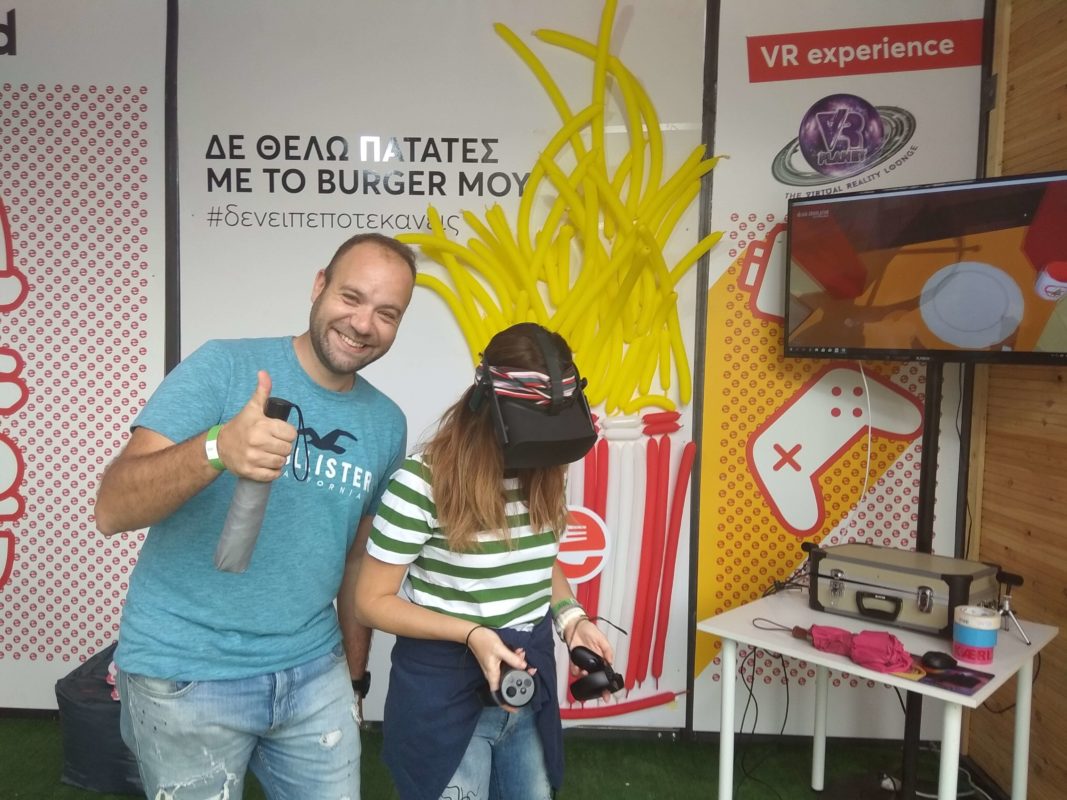 Το VR Planet στο Burger Fest Θεσσαλονίκης 2018