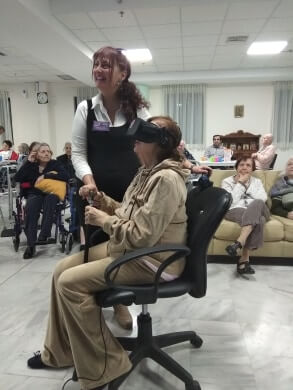 Το VR Planet for good στο centaurea seniors care