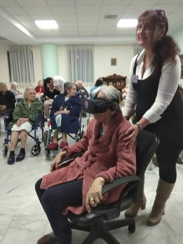Το VR Planet for good στο centaurea seniors care