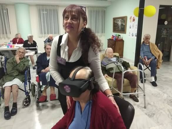 Το VR Planet for good στο centaurea seniors care