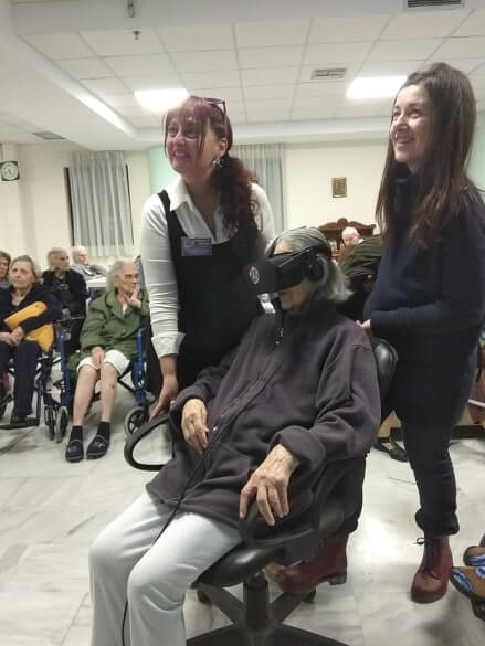 Το VR Planet for good στο centaurea seniors care