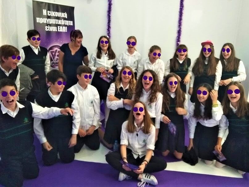 Η σχολή Παναγιωτόπουλου στο VR Planet