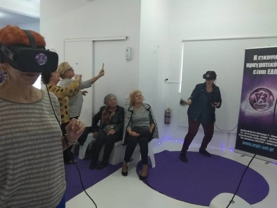 Το VR Planet for good στο Β καπή αγίων αναργύρων